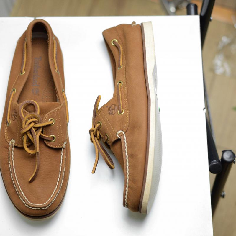 Giầy Timberland classic 2 eye boat shoes in brown