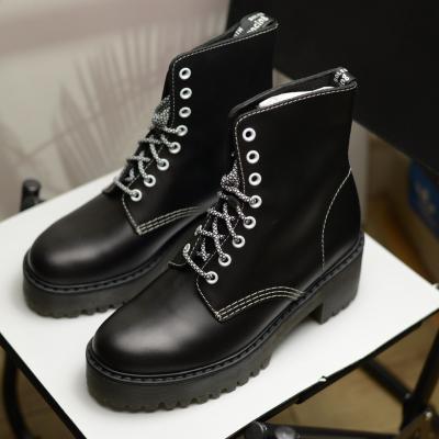 Giầy DR Martens Shriver Hi Contrast Stitch