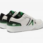 Giầy Lacoste L001 Leather Spray Print Trainers