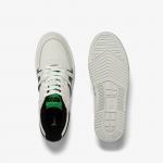 Giầy Lacoste L001 Leather Spray Print Trainers