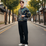 Áo Hoodie Lacoste Scarf Print Hoodie Sweatshirt