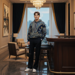 Áo Hoodie Lacoste Scarf Print Hoodie Sweatshirt