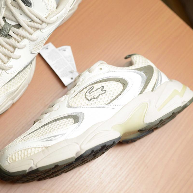Giầy Lacoste White & Green  Storm 96 2k Trainers