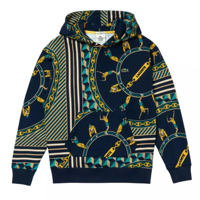 Áo Hoodie Lacoste Scarf Print Hoodie Sweatshirt