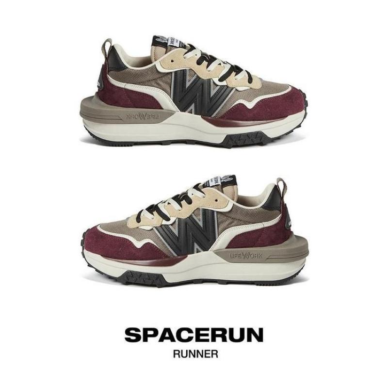 Giầy LifeWork Space Run Runner (Burgundy )