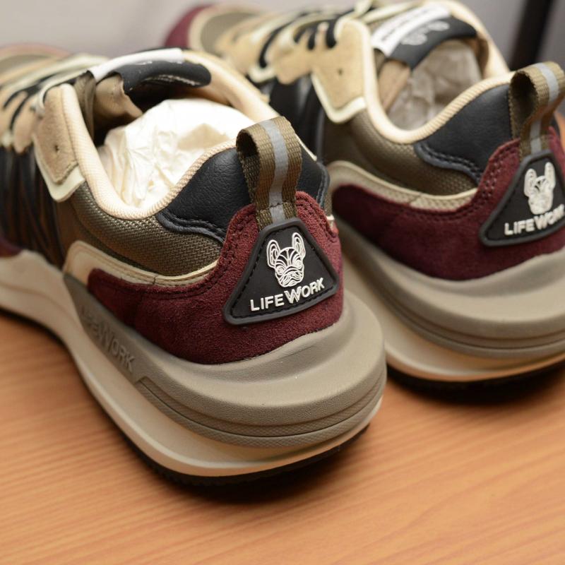 Giầy LifeWork Space Run Runner (Burgundy )