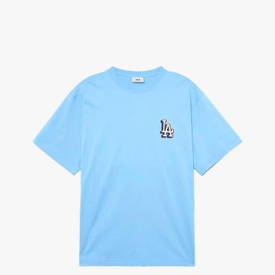 Áo thun MLB unisex cổ tròn tay ngắn Cartoon