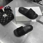 Dép MLB Chunky Mound Dia Monogram New York Yankees Black