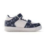 Giày Thể Thao MLB Chunky Liner Mid Denim Monogram