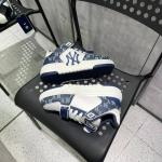 Giày MLB Chunky Liner Mid Denim New York Yankees D.Navy