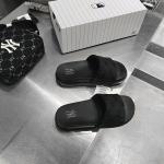 Dép MLB Chunky Mound Dia Monogram New York Yankees Black