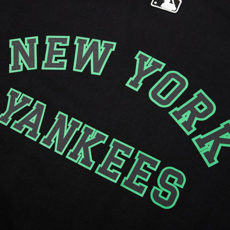 Áo Thun MLB Korea Varsity New York Yankees Black