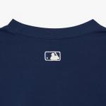 Áo thun MLB unisex cổ tròn tay ngắn in hình dễ thương