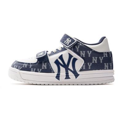 Giày Thể Thao MLB Chunky Liner Mid Denim Monogram