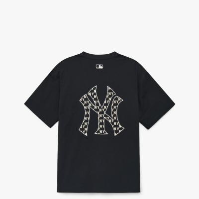 Áo thun MLB unisex cổ tròn tay ngắn Classic Monogram Big Logo