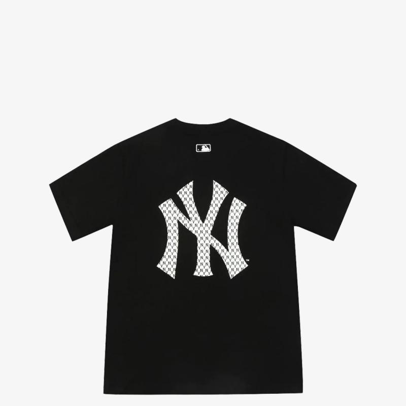 Áo thun cổ tròn ngắn tay White New York Monogram