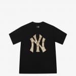 Áo thun cổ tròn ngắn tay Golden New York Monogram