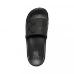 Dép MLB Chunky Mound Dia Monogram New York Yankees Black