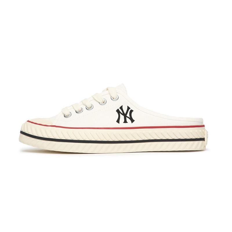 Giày MLB Playball Origin Mule White New York Yankees