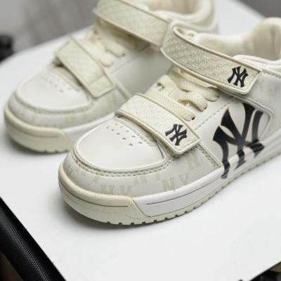 Giày Thể Thao MLB Chunky Liner Mid Denim Monogram Newyork Yankees