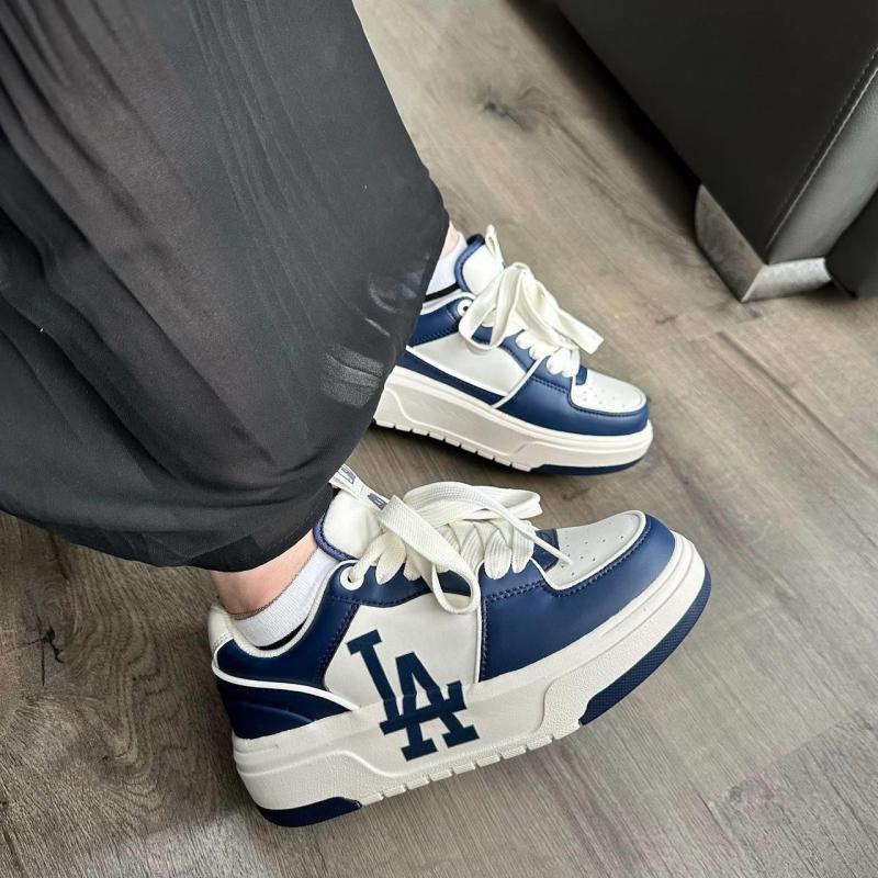 Giày MLB Chunky Liner Basic LA WHITE/NAVY