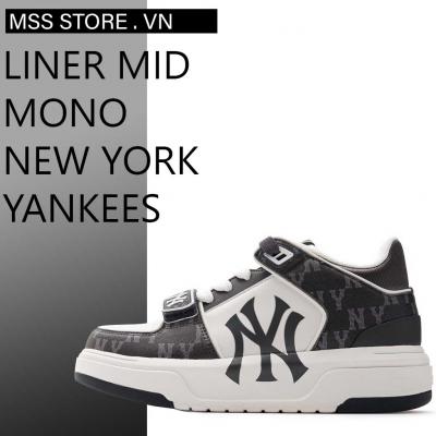 Giày MLB Chunky Liner Mid Denim New York Yankees