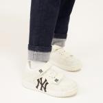 Giày Thể Thao MLB Chunky Liner Mid Denim Monogram Newyork Yankees