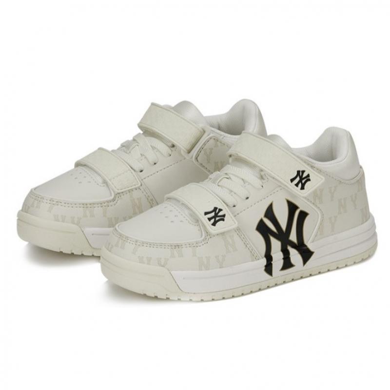 Giày Thể Thao MLB Chunky Liner Mid Denim Monogram Newyork Yankees