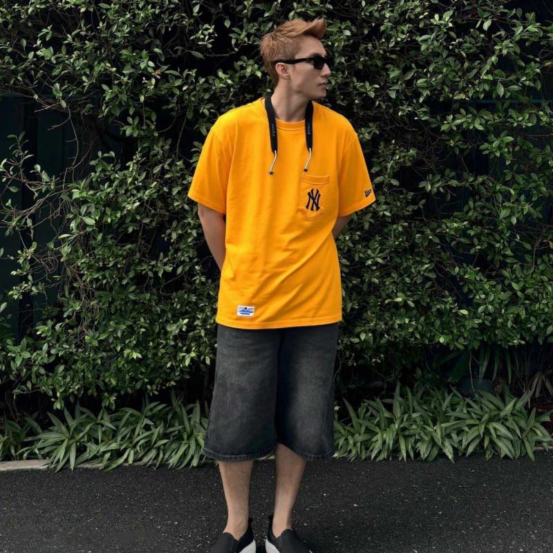 Áo thun New Era Cam Bắp Rang Bơ