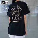 Áo Thun New Era Ny Đen Viền Vàng