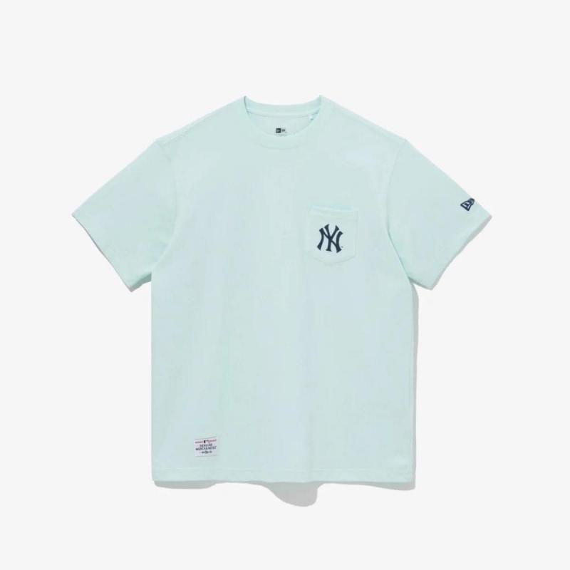 Áo thun New Era Xanh Mint Bắp Rang Bơ