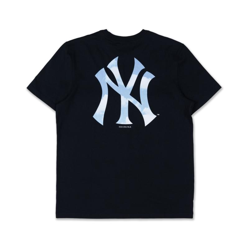 Áo thun New era- MLB New York Yankees Ne Sailor Club- Cloud Black Regular Short Sleeve T-Shirt