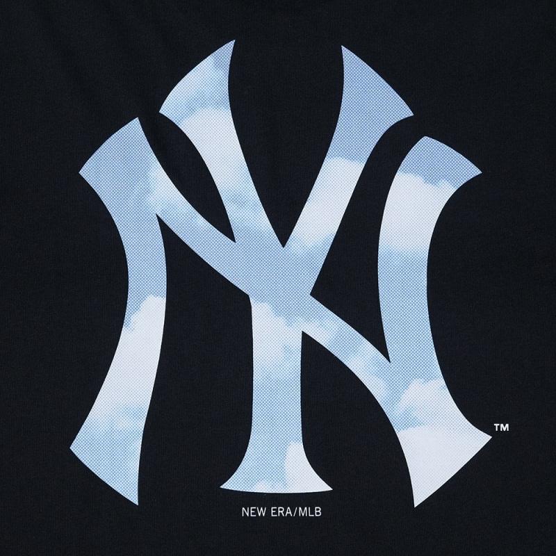 Áo thun New era- MLB New York Yankees Ne Sailor Club- Cloud Black Regular Short Sleeve T-Shirt