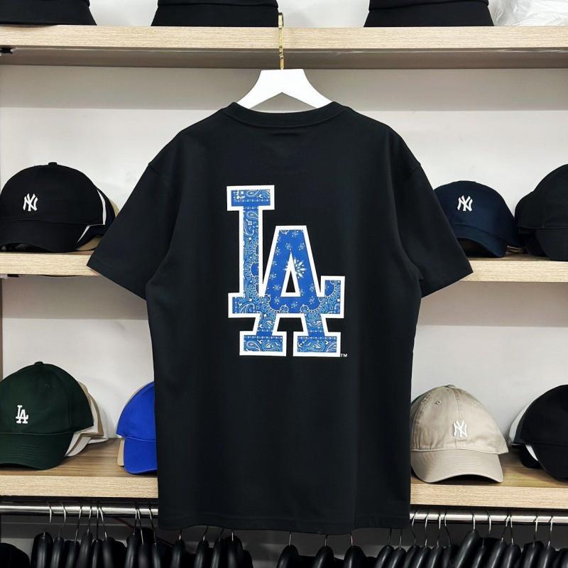 Áo Thun New Era X MLB LA Paisley Đen Xanh