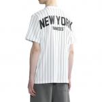 Áo thun New Era MLB Striped Logo T-Shirt White