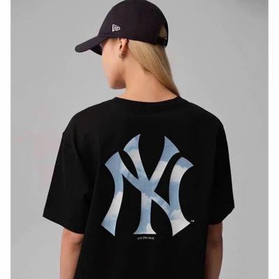 Áo thun New era- MLB New York Yankees Ne Sailor Club- Cloud Black Regular Short Sleeve T-Shirt