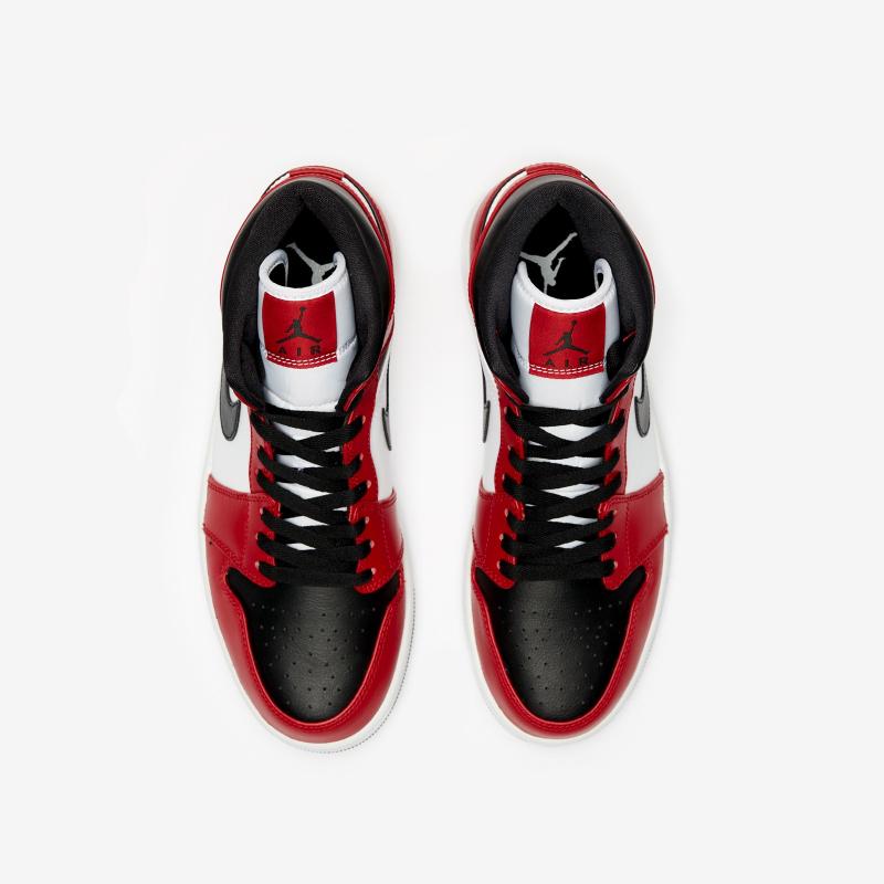 Giày Nike Air Jordan 1 Mid 'Chicago Black Toe'