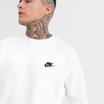 Áo Nỉ Nike Club Swoosh Crew Sweatshirt - Trắng