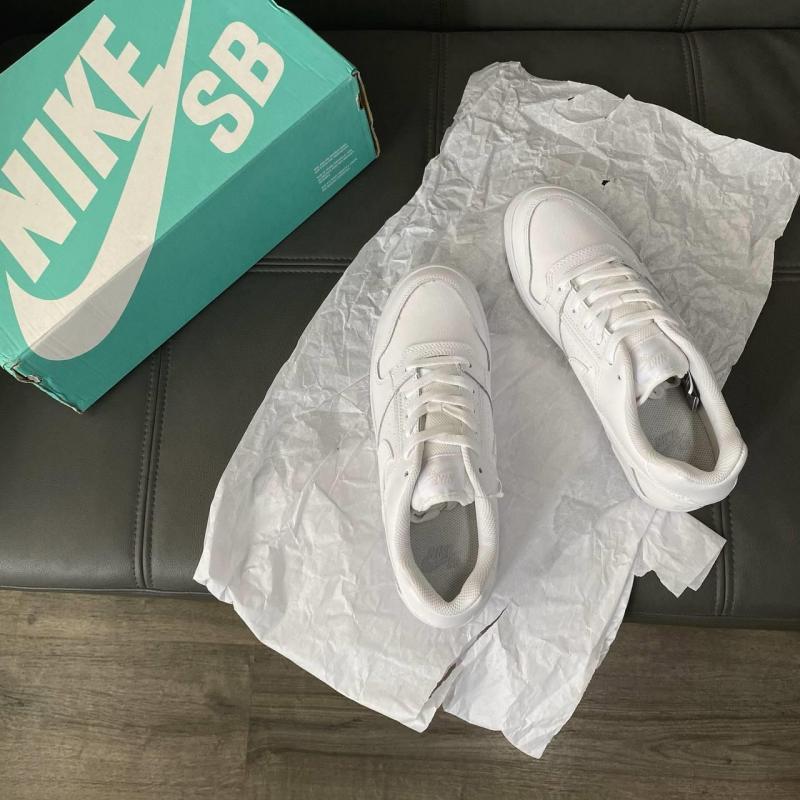 Giày Nike Delta Force Vulc SB 'Triple White'