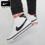 Giầy Nike Court Legacy Canvas Mid White/Black