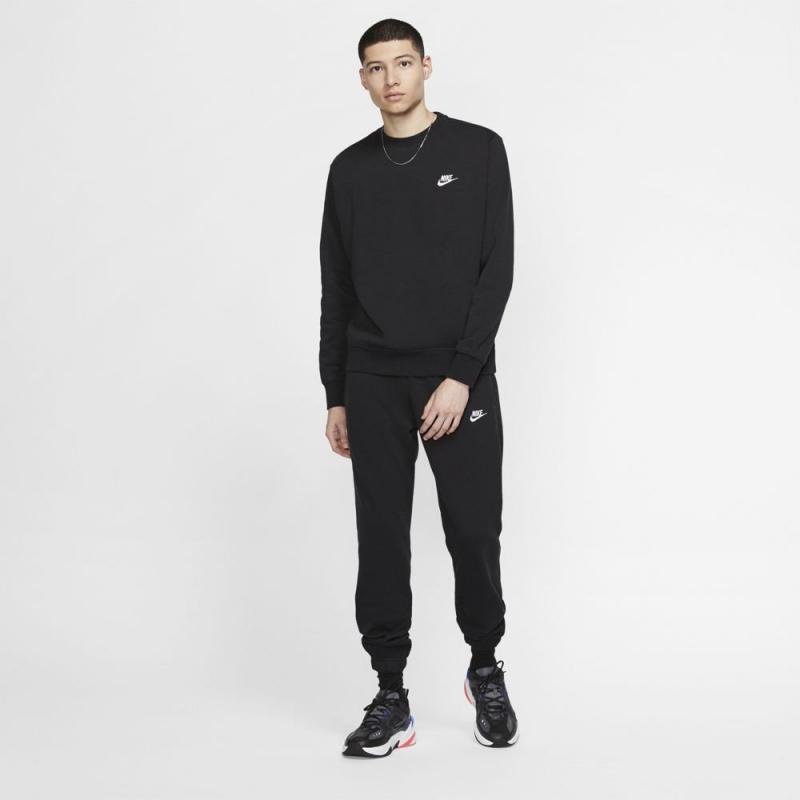 Áo Nỉ Nike Club Swoosh Crew Sweatshirt - Đen