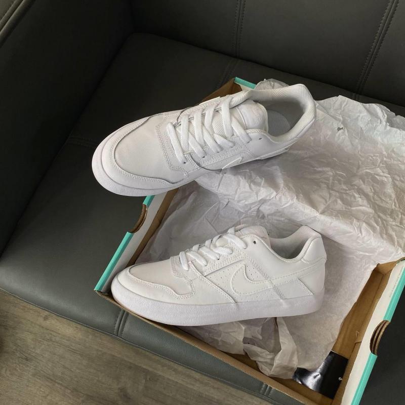 Giày Nike Delta Force Vulc SB 'Triple White'