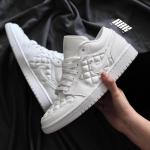 Giầy Nike Air Jordan 1 Low Quilted ‘White’