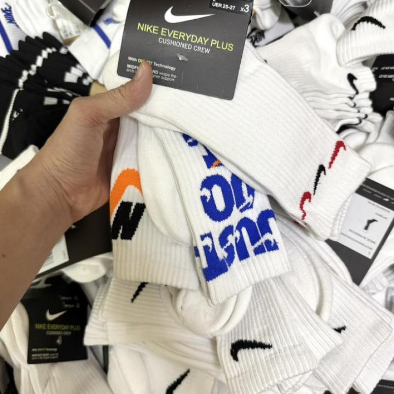 Vớ/ Tất Nike Everyday Plus Cushioned Cổ Cao-  Pack 3 đôi