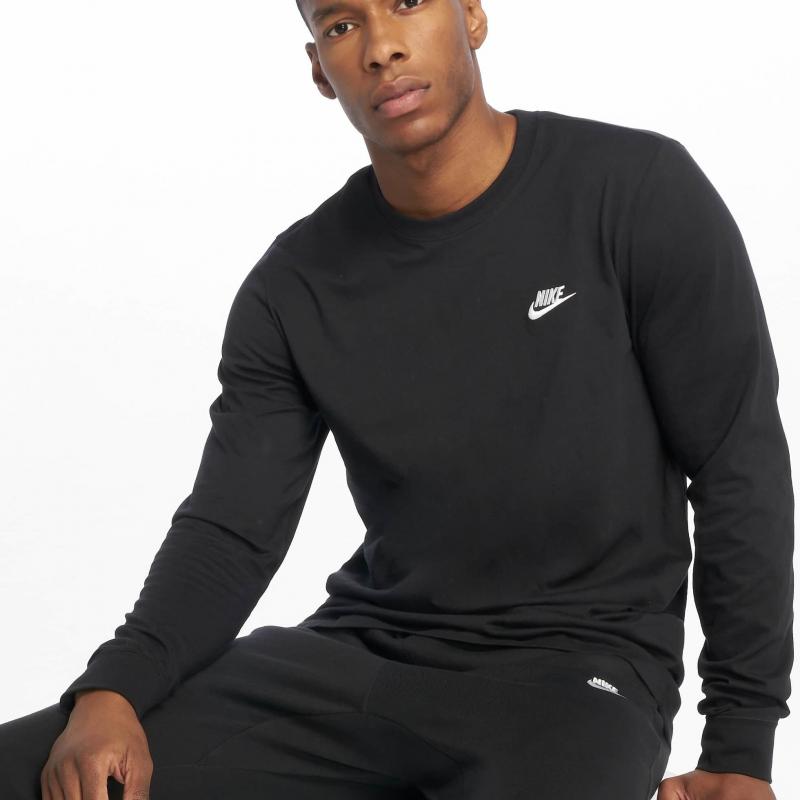 Áo Nỉ Nike Club Swoosh Crew Sweatshirt - Đen