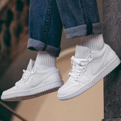 Giày Nike Air Jordan 1 Low 'Triple White'