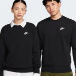 Áo Nỉ Nike Club Swoosh Crew Sweatshirt - Đen