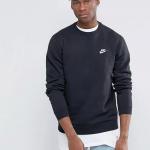 Áo Nỉ Nike Club Swoosh Crew Sweatshirt - Đen