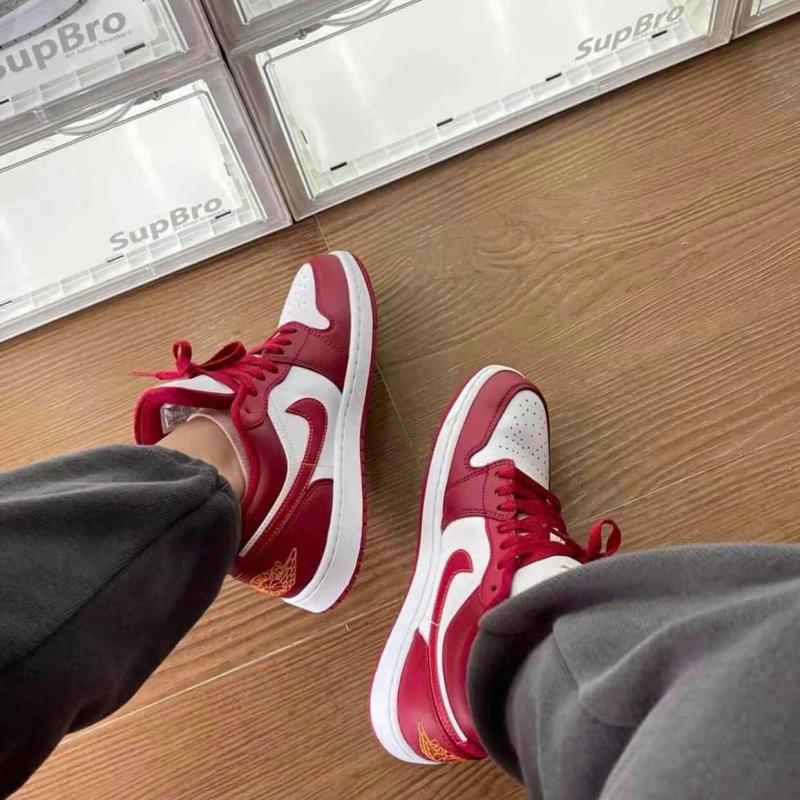 Giày Nike Air Jordan 1 Low 'Cardinal Red'