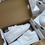 Giày Nike Air Jordan 1 Low 'Triple White'